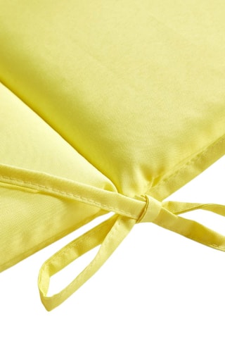 Cuscino sedia - Giallo - 90 x 40 x 4 cm