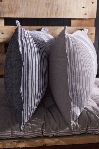 Cuscino - Beige e bianco - 35 x 90 cm
