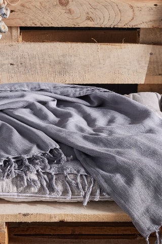 Plaid Quai 55 Bord de Mer - Grigio