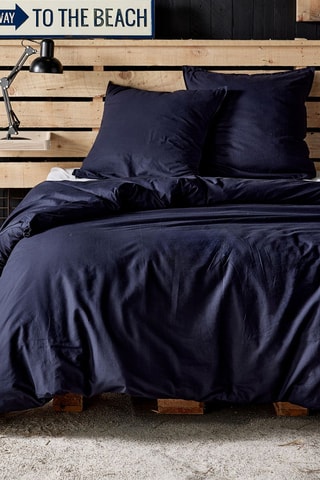 Copripiumino in cotone 57 fili/cm² Bord de Mer - Navy