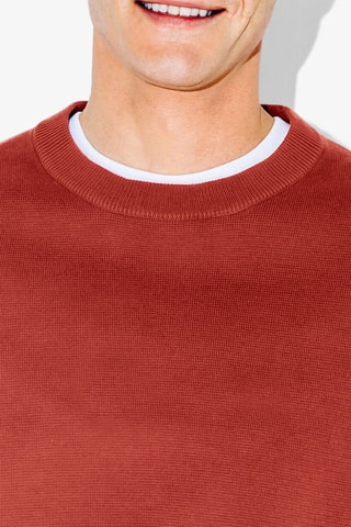 Pull en coton biologique - Rouge