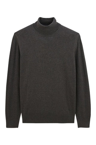 Pull en coton biolobique - Gris chiné