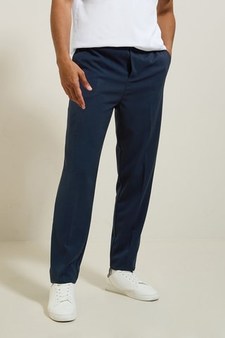 Pantalon relax - Bleu foncé