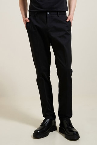 Pantalon regular - Noir