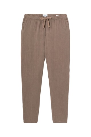 Pantalon relax - Marron