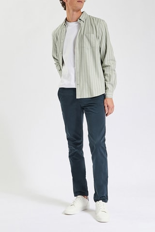 Pantalon slim - Bleu marine - Longueur 32