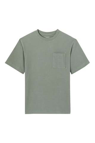 T-shirt relax en coton biologique - Kaki