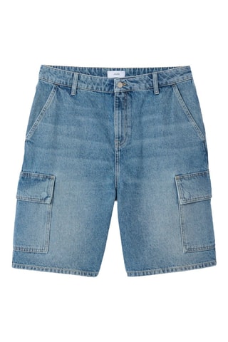 Bermuda en jean - Bleu