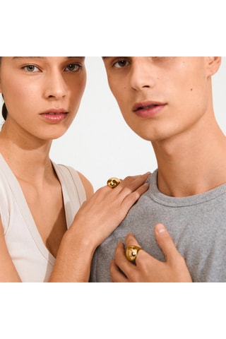 Anel Jameson - Banhado a ouro amarelo