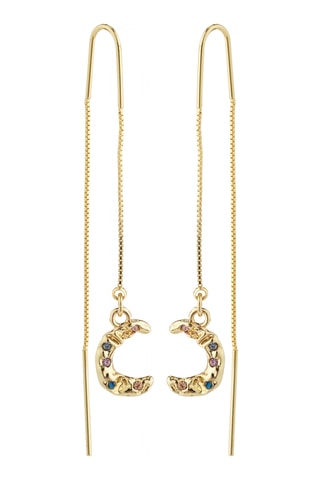Brincos pendentes Remy - Banhado a ouro amarelo