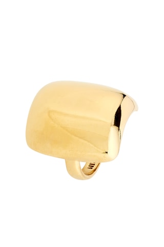 Anel Kieran - Banhado a ouro amarelo