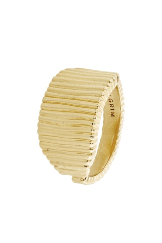 Anel Jemma - Banhado a ouro amarelo