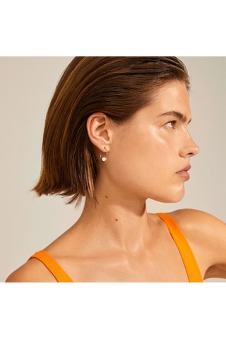 Brincos Eline - Banhado a ouro amarelo