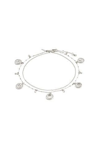Pulseira de pé Veronica - Banhado prata