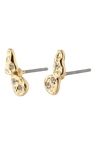 Brincos Quinn - Banhado a ouro amarelo