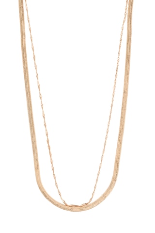 Colar EA - Banhado a ouro rosa