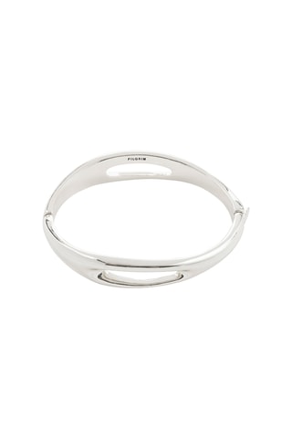 Pulseira rígida Free - Banhado prata