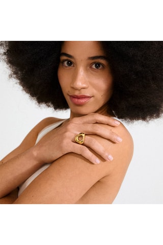 Anel Free - Banhado a ouro amarelo