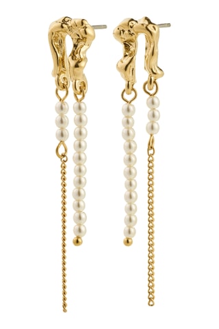 Brincos pendentes Vincent - Banhado a ouro amarelo
