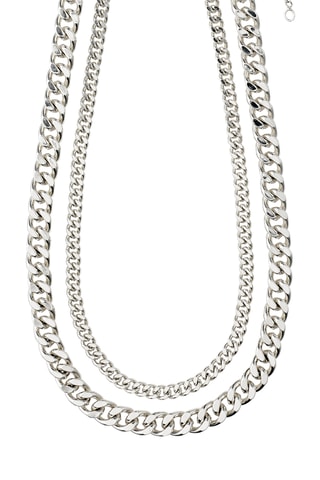 2 colares Water - Banhado prata