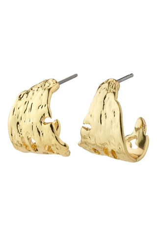Argolas Brenda - Banhado a ouro amarelo