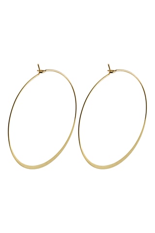 Argolas Tilly - Banhado a ouro amarelo