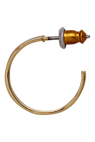 Argolas Bella - Banhado a ouro amarelo