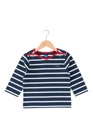 Camiseta Pestelo - Blanco y rojo