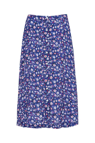 Falda Reikis - Blanco, azul y rojo