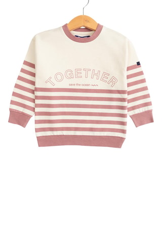 Sudadera y pantalón de chándal - Blanco, azul y rosa