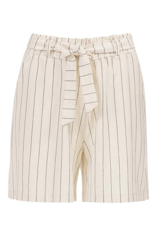 Bermudas Quilty - Beige y negro