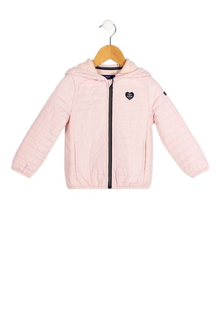 Chaqueta con capucha - Rosa