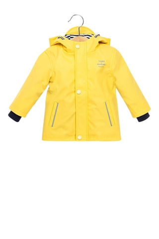 Impermeable con capucha - Amarillo