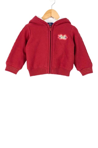 Chaqueta con capucha - Rojo