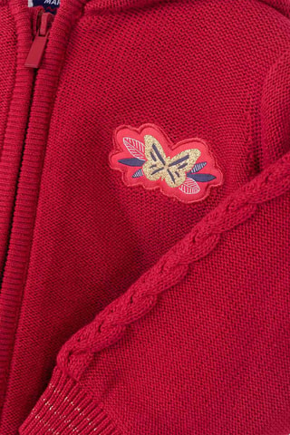 Chaqueta con capucha - Rojo