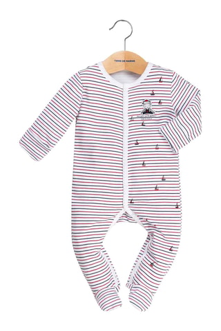 Conjunto de 3 piezas - Blanco y azul