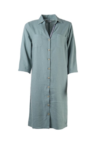 Vestido de lino Pyrobe - Verde
