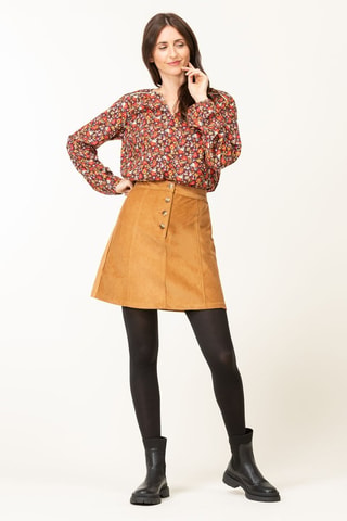 Blusa - Blanco, rojo y amarillo