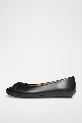 Ballerines en cuir - Noir