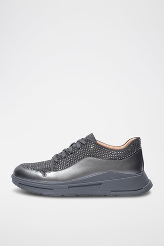 Baskets plateformes Freya - Noir et gris
