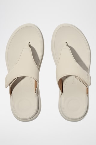 Tongs compensées - Beige