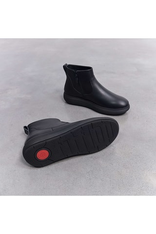 Bottines en cuir - Noir