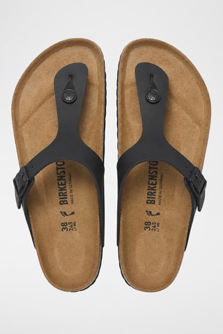 Sandales en cuir Giza - Noir