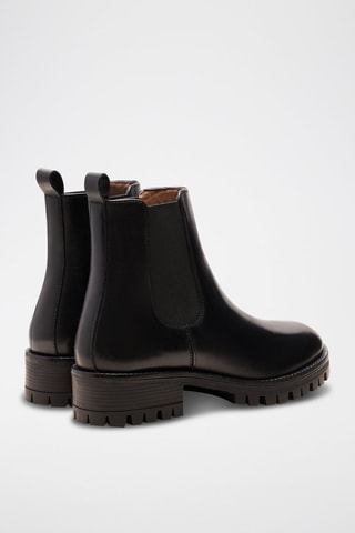 Botines Chelsea de piel Maia  - Negro