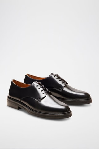 Derbies de piel Laure  - Negro