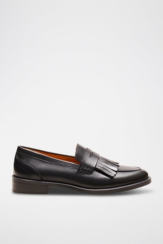 Mocasines de piel Aude  - Negro