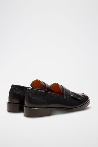 Mocasines de piel Aude  - Negro