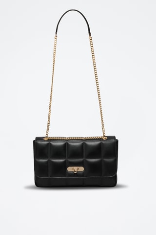 Bolso de piel ovina Frida - Negro