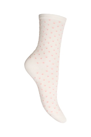 3 pares de calcetines   - Blanco, verde y rosa