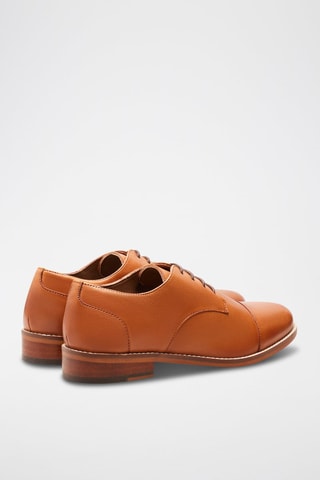 Derbies de piel Capucine  - Camel